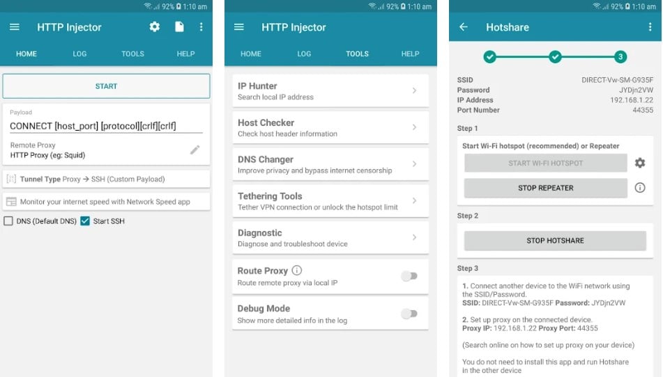 Http Injector for Play Store