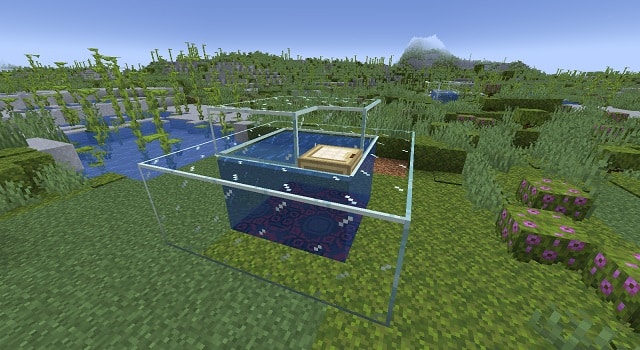 Water Aquarium for Breeding Axolotls in Minecraft