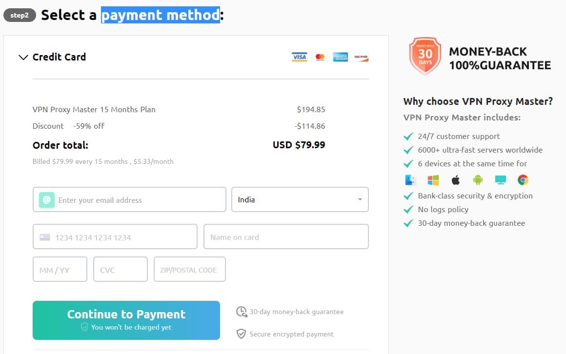 vpn-master-pc payment method